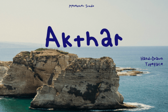 Akthar: A Playful Hand-Drawn Typeface for Human-Centered Branding