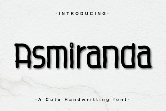 Asmiranda Font: A Warm, Handwritten Touch for Real Small Business Branding