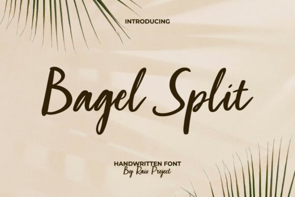 Bagel Split Font: A Feminine Script for Trusted Branding