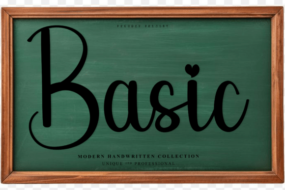 Basic Font: Clean, Minimal & Perfect for Handmade Labels & Printables