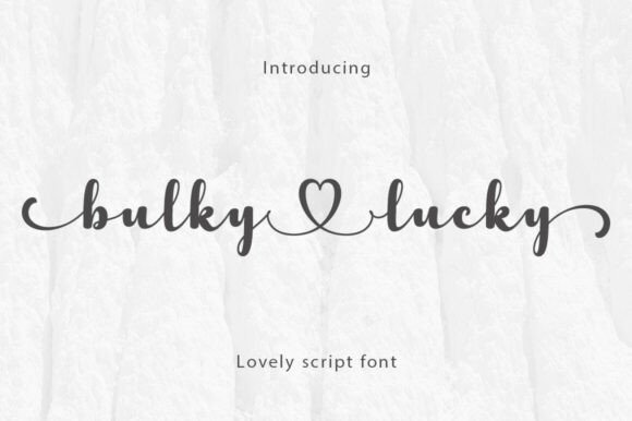 Bulkylucky: A Premium Script Font for Scroll-Stopping Marketing