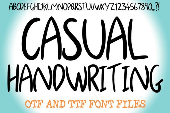 Casual Handwriting Font for Warm, Human-Centered Web Design