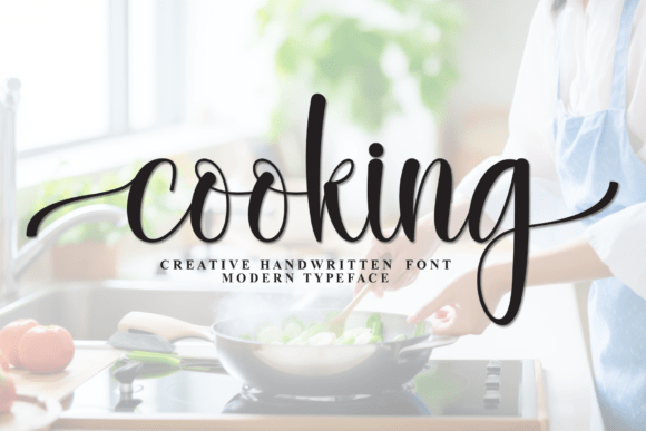 Cooking: A Script Font That Whispers Elegance