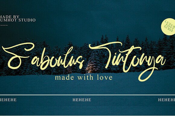 Faboulus Tintonya: A Script Font That Makes Your Brand Feel Thoughtful & True
