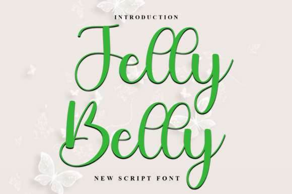Jelly Belly: A Festive Script Font for Joyful Editorial Moments