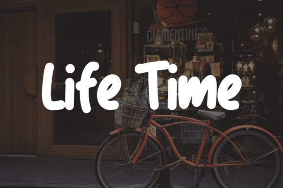 Life Time: A Modern Script Typeface That Earns Its Name
