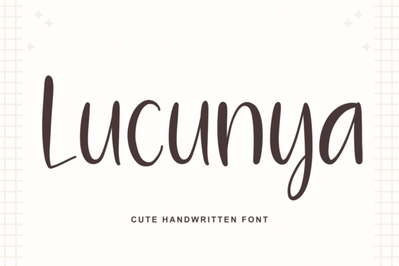 Lucunya: A Handwritten Font That Feels Like Your Best Creative Impulse