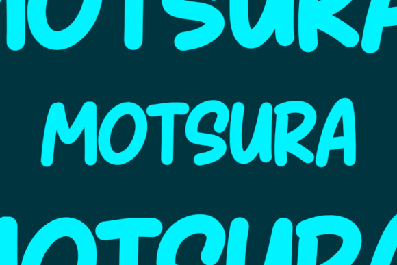 Motsura: A Modern Script Font for Handmade Labels & Printables
