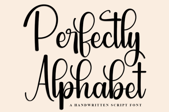 Perfectly Alphabet: A Graceful Script Font for Digital Branding