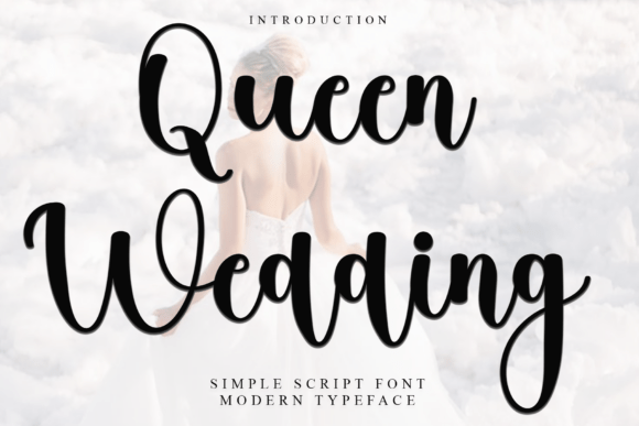 Queen Wedding Font: A Soft, Meaningful Script for Handmade Creators