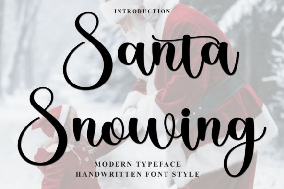 Santa Snowing Font: A Warm, Festive Display Typeface for Digital Brands