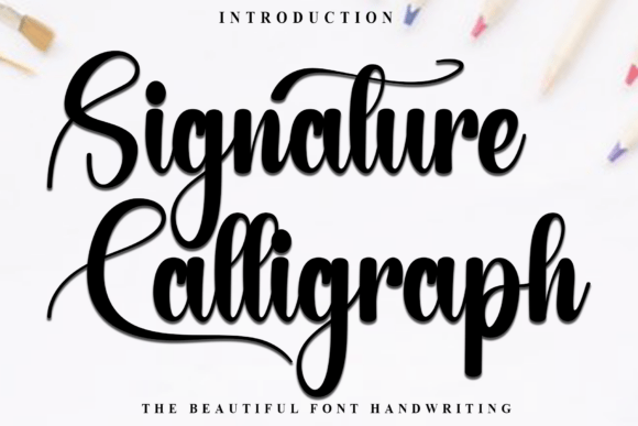 Signature Calligraph: A Handwritten Font That Earns Attention—Not Just Decor
