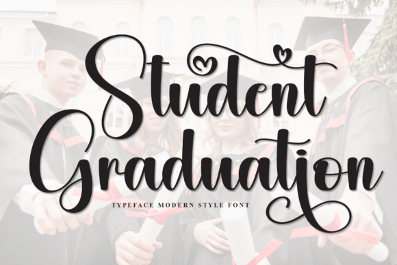 Student Graduation: A Stylish Script Font for Handmade Labels & Printables