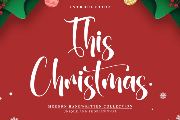 This Christmas Font: A Bold Script for Warm, Expressive Branding