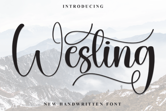 Westing: A Script Font That Elevates Campaign Headlines